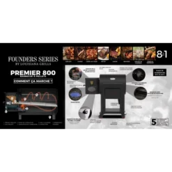 Barbecue à Pellets LG800FP LOUISIANA -Weber || Napoleon || Broil King Soldes barbecue a pellets lg800fp louisiana 5