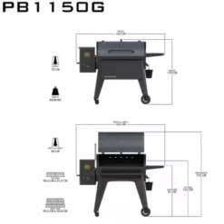 Barbecue à Pellets Navigator 1150 PIT BOSS 9 Barbecue à Pellets Navigator 1150 PIT BOSS -Weber || Napoleon || Broil King Soldes barbecue a pellets navigator 1150g 4