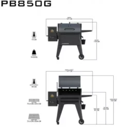 Barbecue à Pellets Navigator 850 PIT BOSS 6 Barbecue à Pellets Navigator 850 PIT BOSS -Weber || Napoleon || Broil King Soldes barbecue a pellets navigator 850g 2