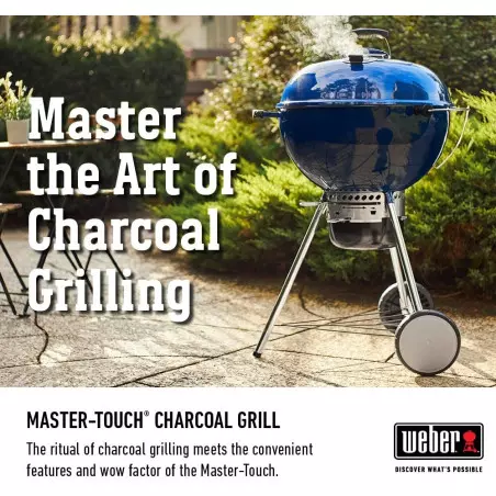 Barbecue Charbon Master-Touch Gbs 5750 - Ocean Blue - WEBER 3 Barbecue Charbon Master-Touch Gbs 5750 - Ocean Blue - WEBER – Image 3