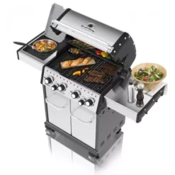 Barbecue Gaz Baron S 490 Ir Avec Plancha Et Rôtissoire BROIL KING -Weber || Napoleon || Broil King Soldes barbecue gaz baron 490s broilking 2