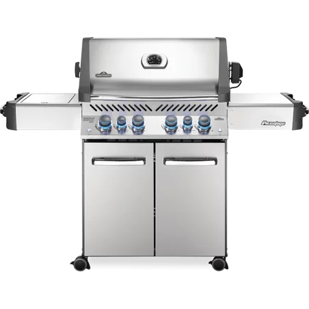 Napoleon Barbecue Gaz Naturel Prestige 500 Inox 4 Brûleurs + Sizzle Lateral + Brûleur Arriere 1 Napoleon Barbecue Gaz Naturel Prestige 500 Inox 4 Brûleurs + Sizzle Lateral + Brûleur Arriere