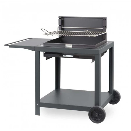 Grilloir + Chariot Vintage Montory Acier Ardoise 61 X 40 1 Grilloir + Chariot Vintage Montory Acier Ardoise 61 X 40