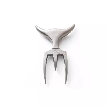 Fourchette TRIDENS Inox Brut Avec Socle Bois 1 Fourchette TRIDENS Inox Brut Avec Socle Bois