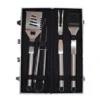 Mallette 4 Pieces Inox Pour BBQ
