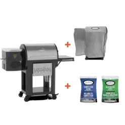 Pack + Barbecue à Pellets FL 800 Legacy LOUISIANA + 6 Accessoires -Weber || Napoleon || Broil King Soldes pack barbecue a pellets fl 800 legacy louisiana housse 2 sacs de pellets 2