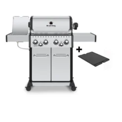 Pack + Barbecue Gaz Baron S 490 Ir Avec Plancha & Rôtissoire + 5 Accessoires - BROIL KING