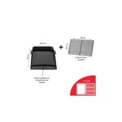 Weber Plancha Genesis + 1/2 Grille Genesis (Réf. 17853) -Weber || Napoleon || Broil King Soldes plancha genesis 1 2 grille genesis 2