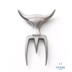 Planche à Découper Avec Fourchette Inox Brut - TRIDENS By CHABRET -Weber || Napoleon || Broil King Soldes planche a decouper avec fourchette inox brut tridens 6